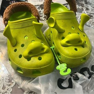 Limited edition shrek crocs